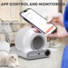 Automatic Self-Cleaning Cat Litter Box Robot - 65L+9L Waste Capacity, App Control - Image 8